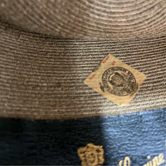 VTG LAMSON HUBBARD  BALTIMORE NEW YORK WOMEN PANAMA HAT RARE TO FIND - Picture 5 of 8